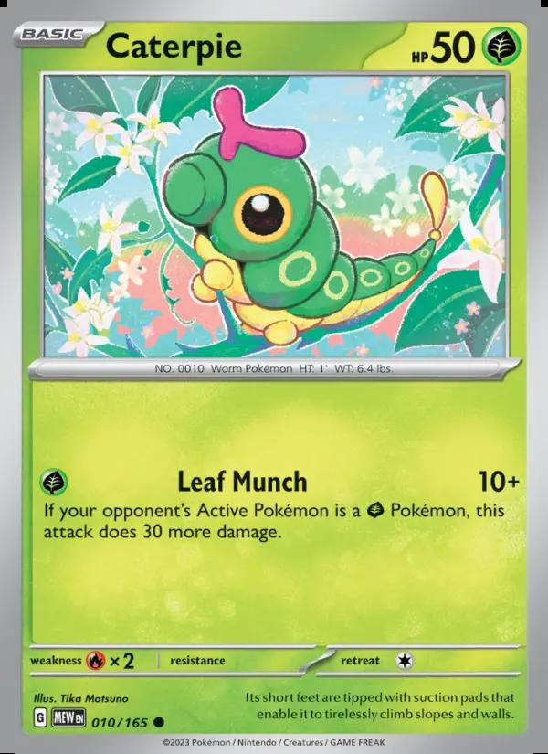 Image of Caterpie 151 (MEW) #010