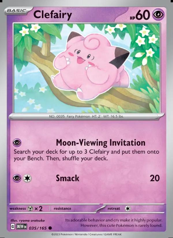 Image of Clefairy 151 (MEW) #035