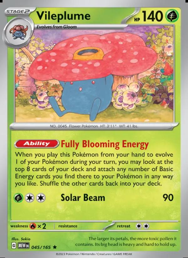 Image of Vileplume 151 (MEW) #045