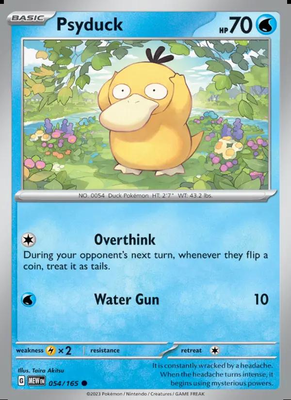 Image of Psyduck 151 (MEW) #054