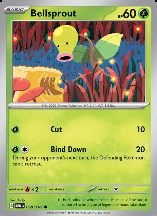 Image of Bellsprout 151 (MEW) #069