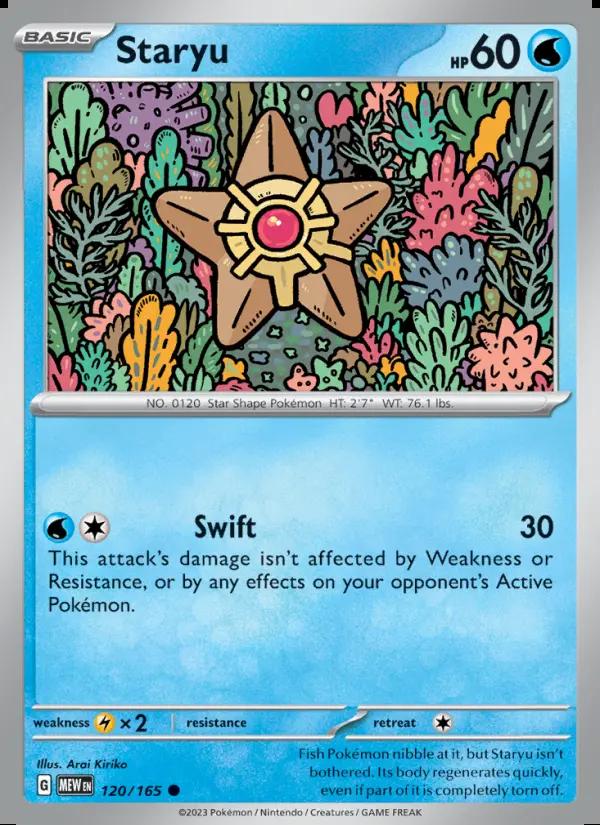 Image of Staryu 151 (MEW) #120
