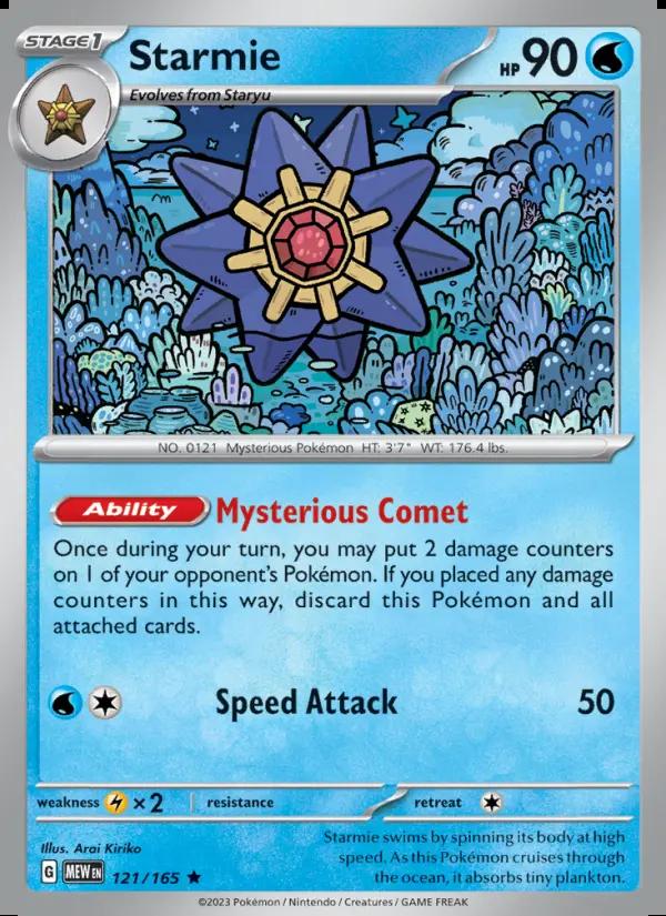 Image of Starmie 151 (MEW) #121