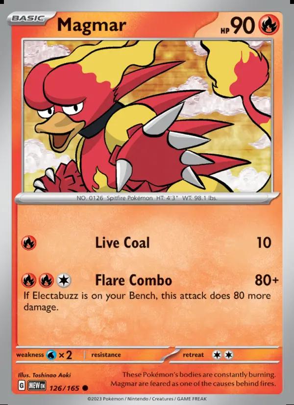 Image of Magmar 151 (MEW) #126