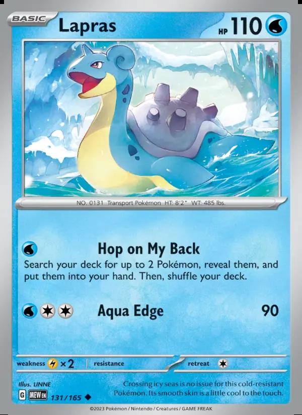 Image of Lapras 151 (MEW) #131