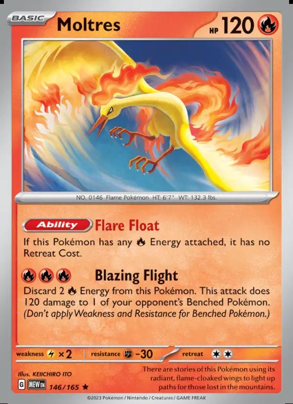 Image of Moltres 151 (MEW) #146