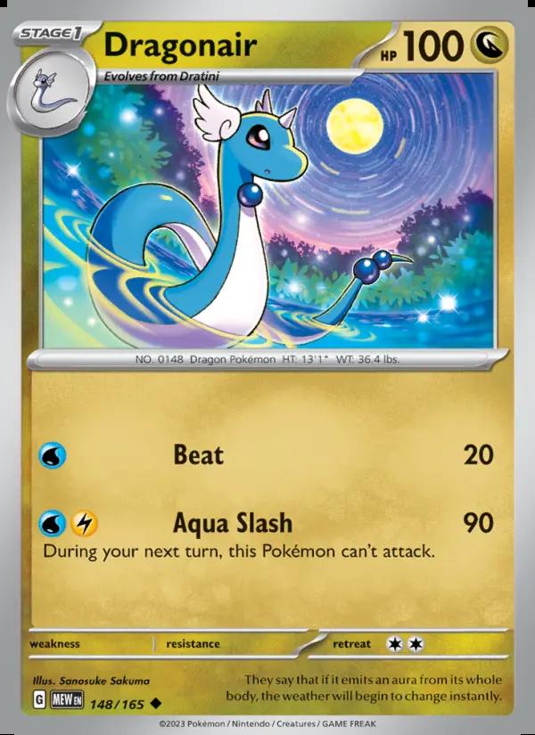 Image of Dragonair 151 (MEW) #148