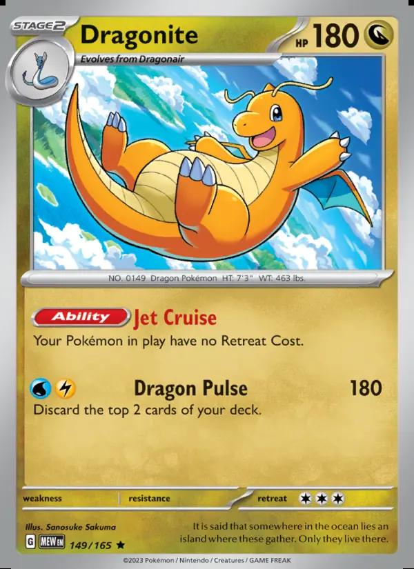 Image of Dragonite 151 (MEW) #149