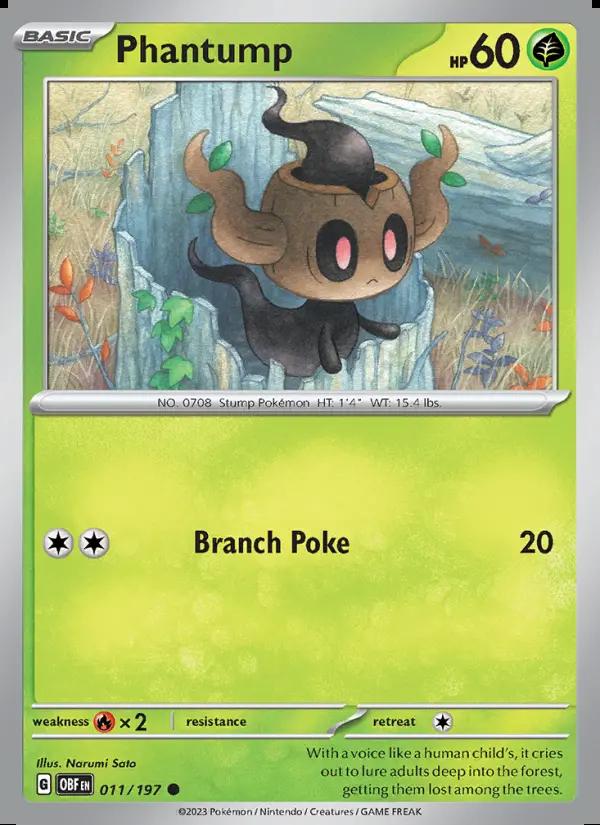 Image of Phantump Obsidian Flames (OBF) #011