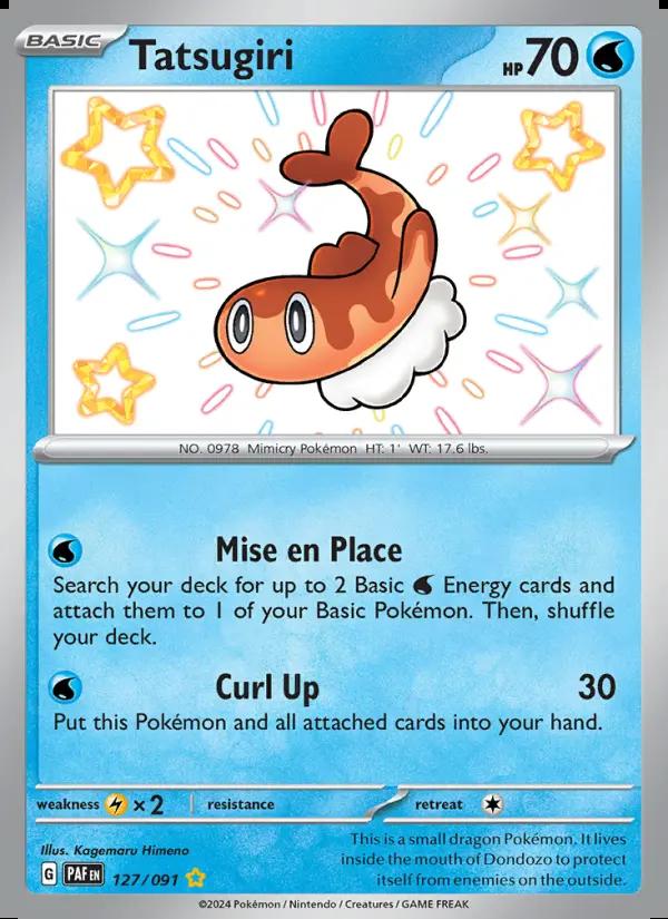 Image of Tatsugiri Paldean Fates (PAF) #127