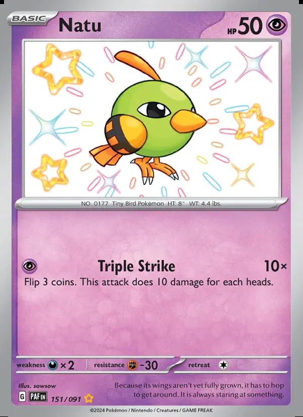 Image of Natu Paldean Fates (PAF) #151