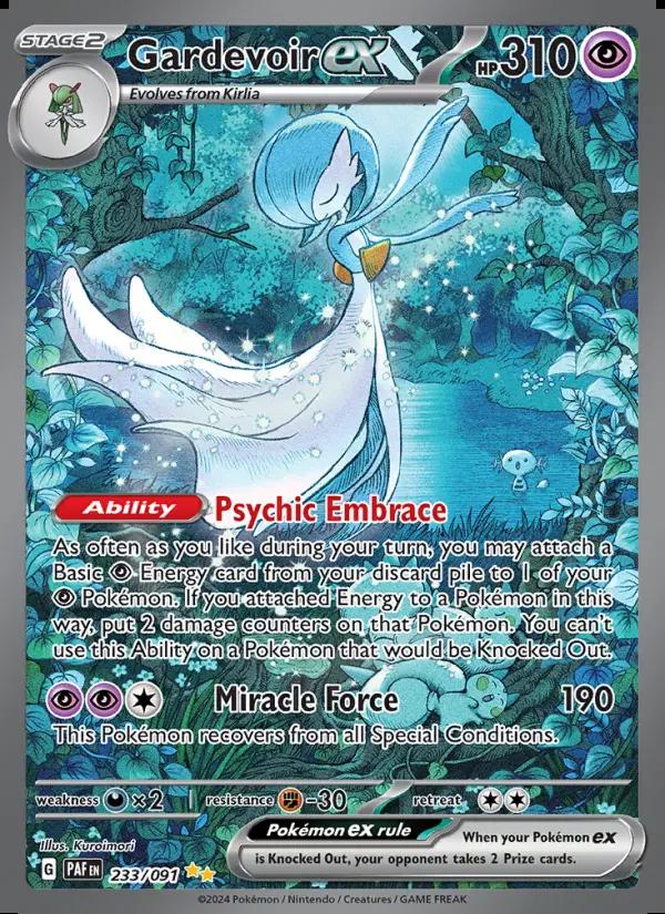 Image of Gardevoir ex Paldean Fates (PAF) #233