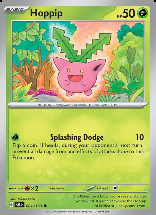 Image of Hoppip Paldea Evolved (PAL) #001