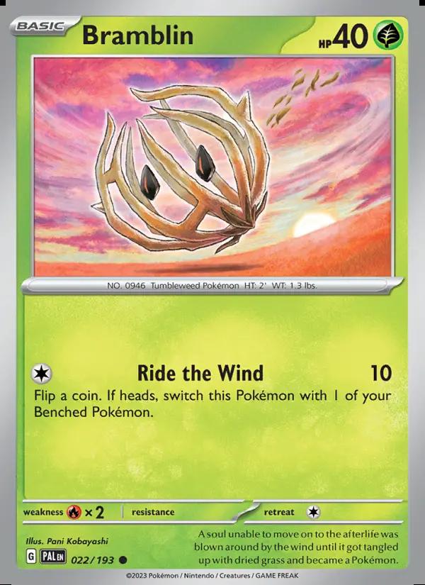 Image of Bramblin Paldea Evolved (PAL) #022