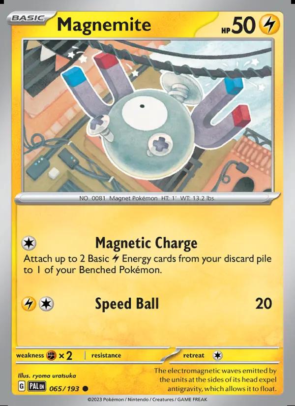 Image of Magnemite Paldea Evolved (PAL) #065