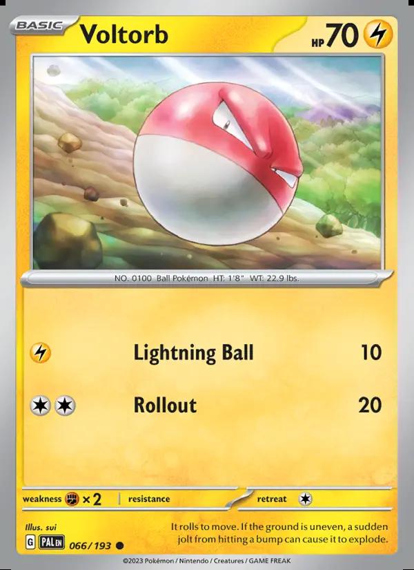 Image of Voltorb Paldea Evolved (PAL) #066