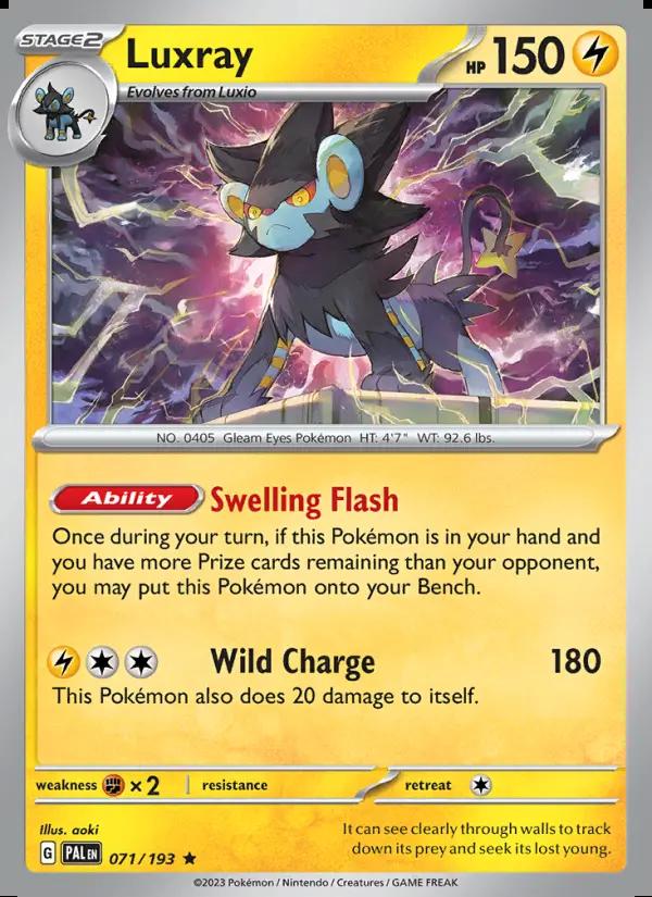 Image of Luxray Paldea Evolved (PAL) #071
