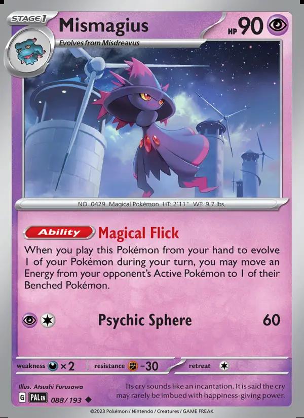 Image of Mismagius Paldea Evolved (PAL) #088