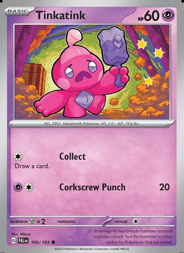 Image of Tinkatink Paldea Evolved (PAL) #100