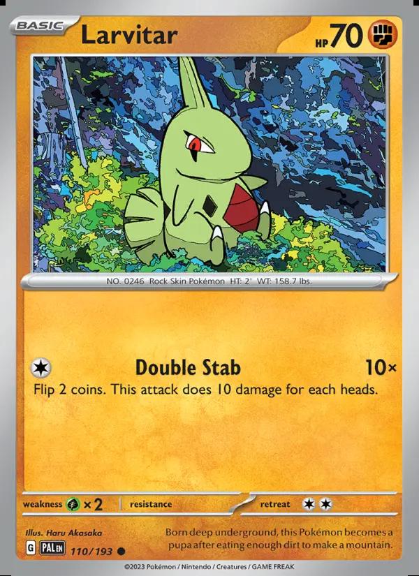 Image of Larvitar Paldea Evolved (PAL) #110