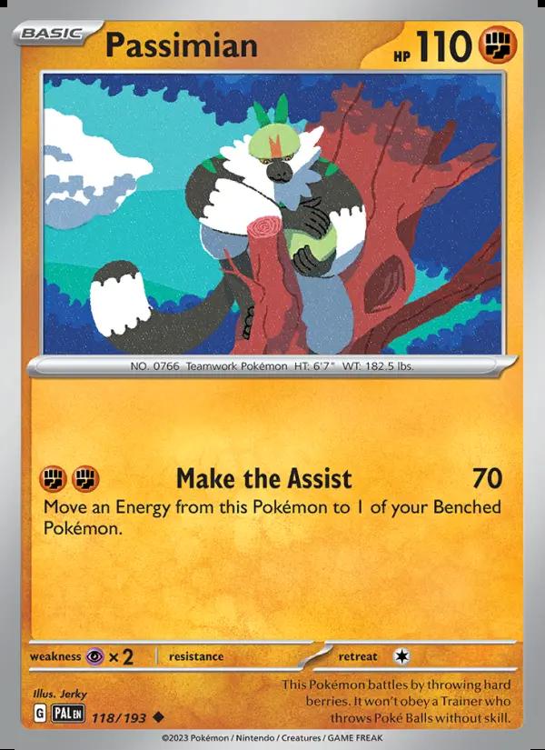 Image of Passimian Paldea Evolved (PAL) #118