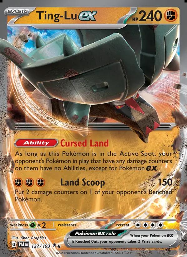 Image of Ting-Lu ex Paldea Evolved (PAL) #127