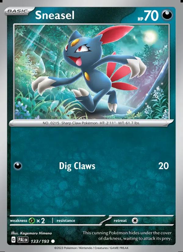 Image of Sneasel Paldea Evolved (PAL) #133