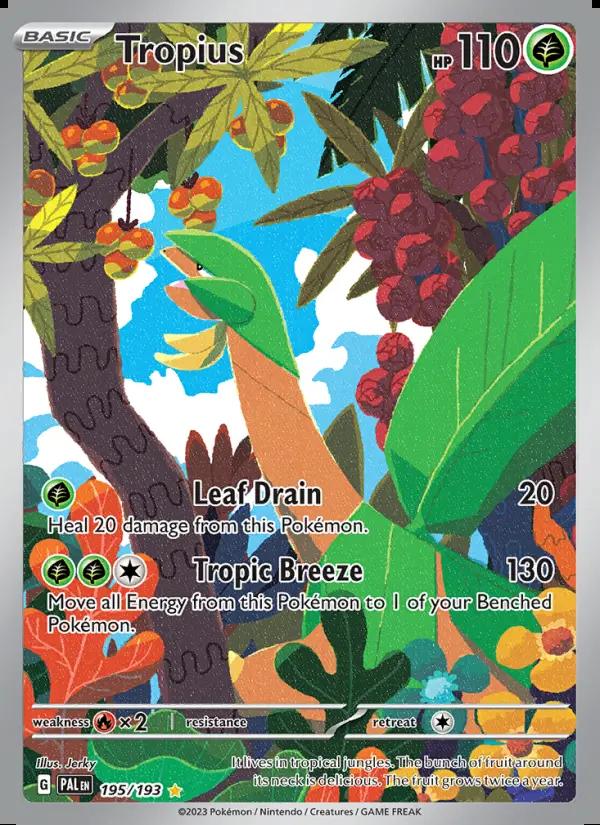 Image of Tropius Paldea Evolved (PAL) #195