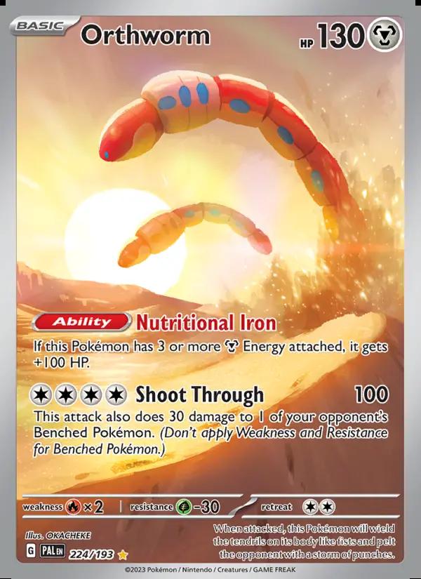 Image of Orthworm Paldea Evolved (PAL) #224