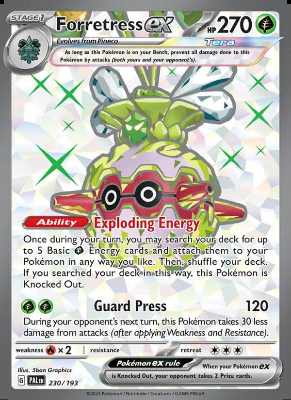 Image of Forretress ex Paldea Evolved (PAL) #230