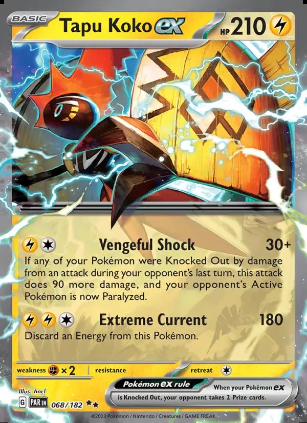 Image of Tapu Koko ex Paradox Rift (PAR) #068