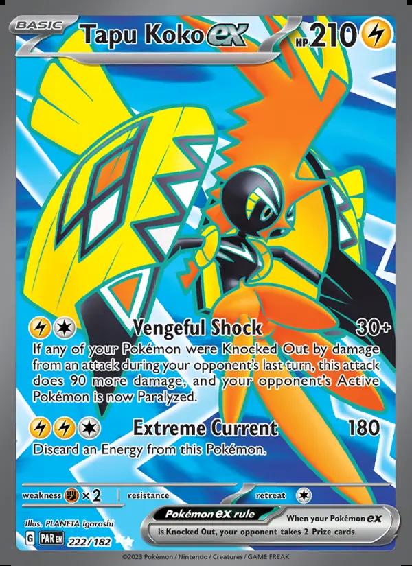 Image of Tapu Koko ex Paradox Rift (PAR) #222