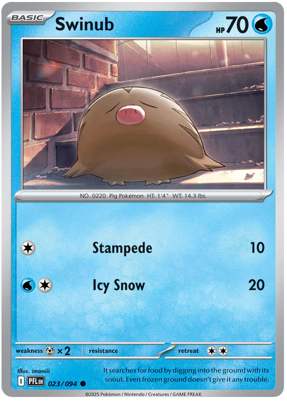 Image of Swinub Phantasmal Flames (PFL) #23