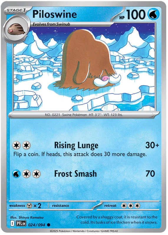 Image of Piloswine Phantasmal Flames (PFL) #24