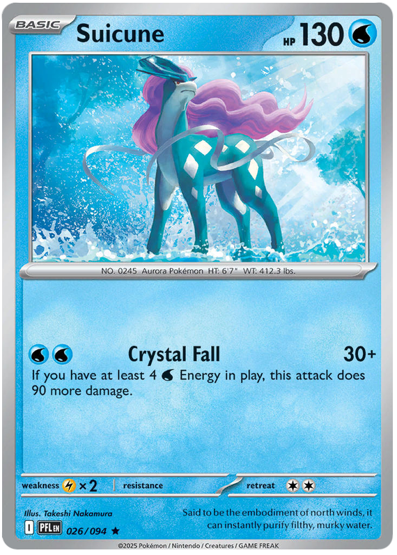 Image of Suicune Phantasmal Flames (PFL) #26