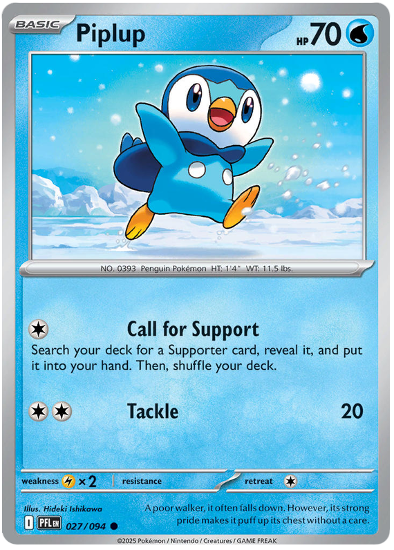 Image of Piplup Phantasmal Flames (PFL) #27