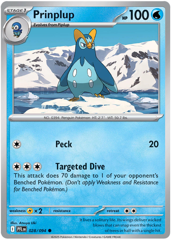 Image of Prinplup Phantasmal Flames (PFL) #28