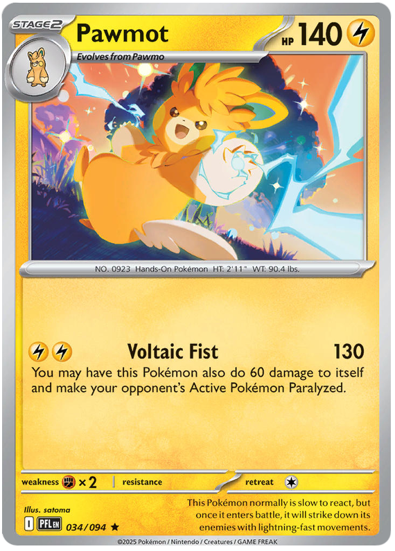 Image of Pawmot Phantasmal Flames (PFL) #34