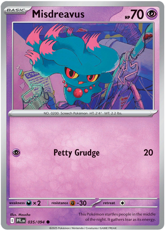 Image of Misdreavus Phantasmal Flames (PFL) #35