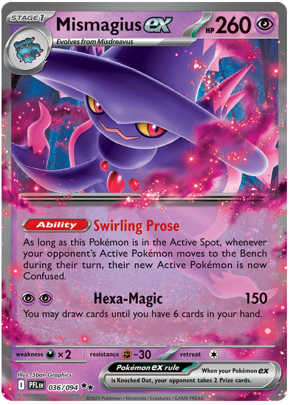 Image of Mismagius ex Phantasmal Flames (PFL) #36