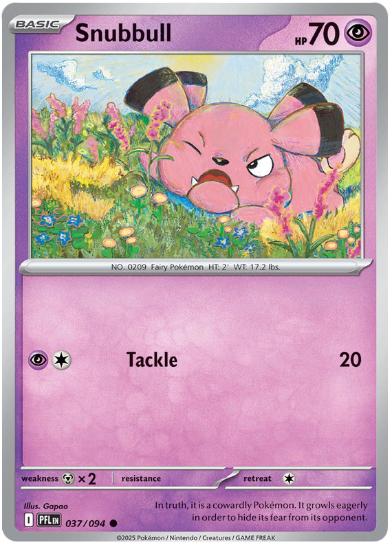 Image of Snubbull Phantasmal Flames (PFL) #37