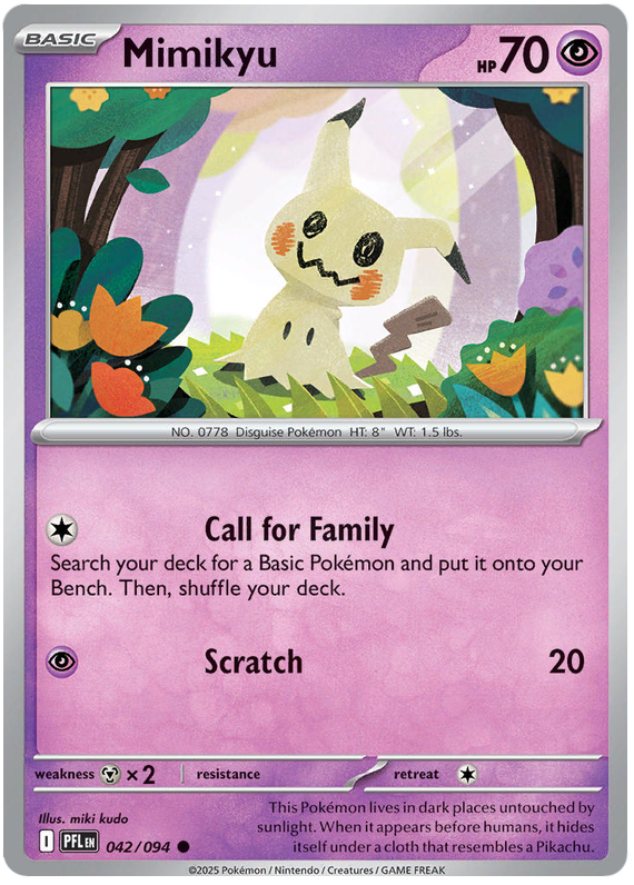 Image of Mimikyu Phantasmal Flames (PFL) #42