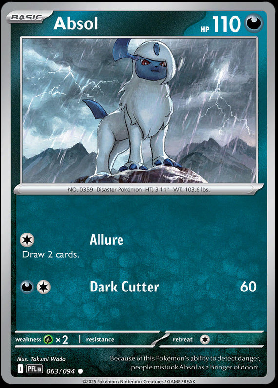 Image of Absol Phantasmal Flames (PFL) #63