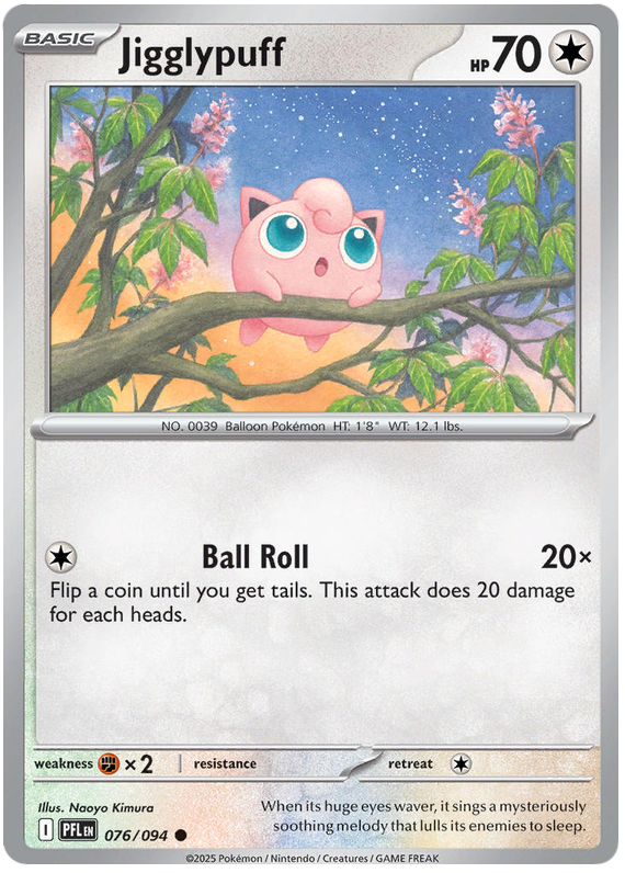 Image of Jigglypuff Phantasmal Flames (PFL) #76