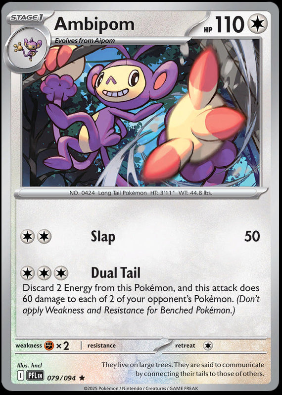 Image of Ambipom Phantasmal Flames (PFL) #79