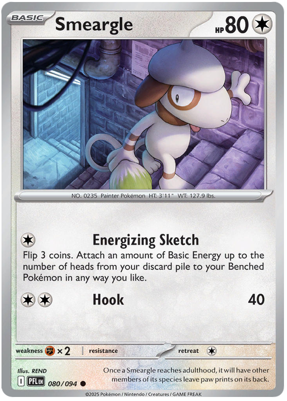 Image of Smeargle Phantasmal Flames (PFL) #80