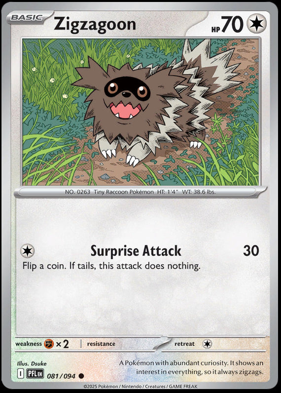 Image of Zigzagoon Phantasmal Flames (PFL) #81