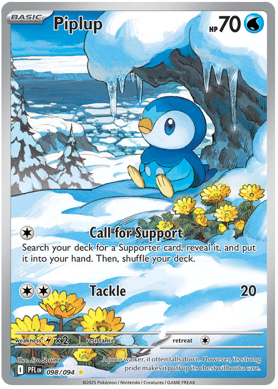 Image of Piplup Phantasmal Flames (PFL) #98