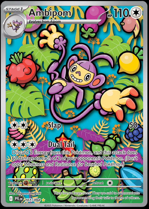 Image of Ambipom Phantasmal Flames (PFL) #107