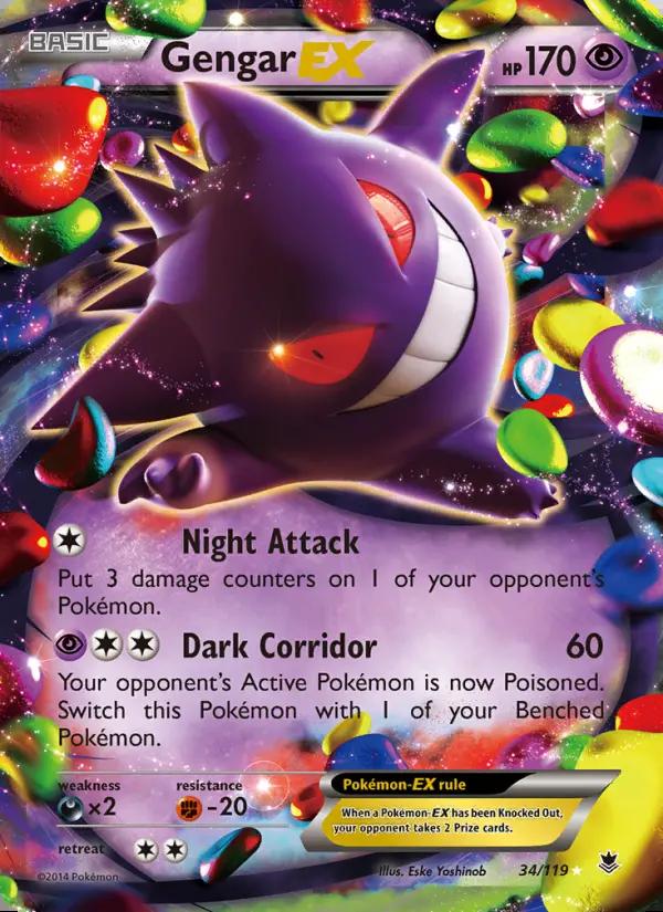 Image of Gengar-EX Phantom Forces (PHF) #34